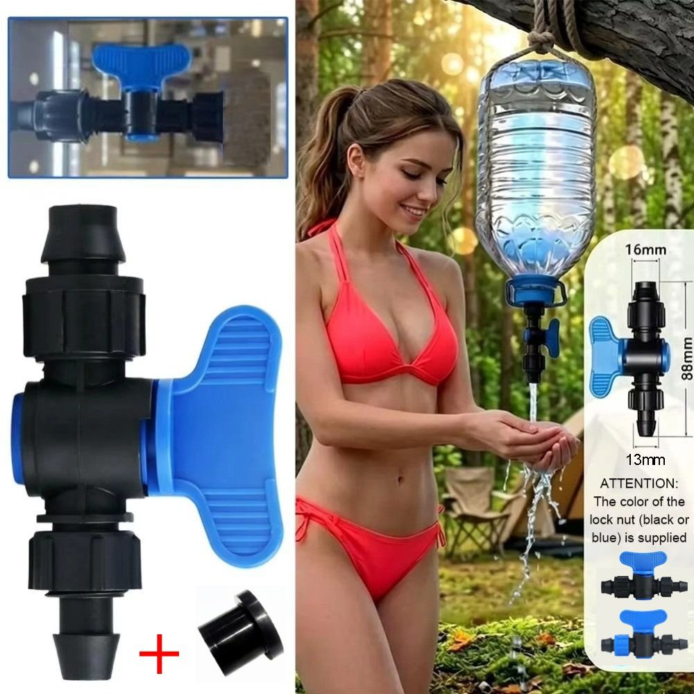 Irrigation Drip Tape - Travel Accessories 16mm Double-Lock Bypass Valve