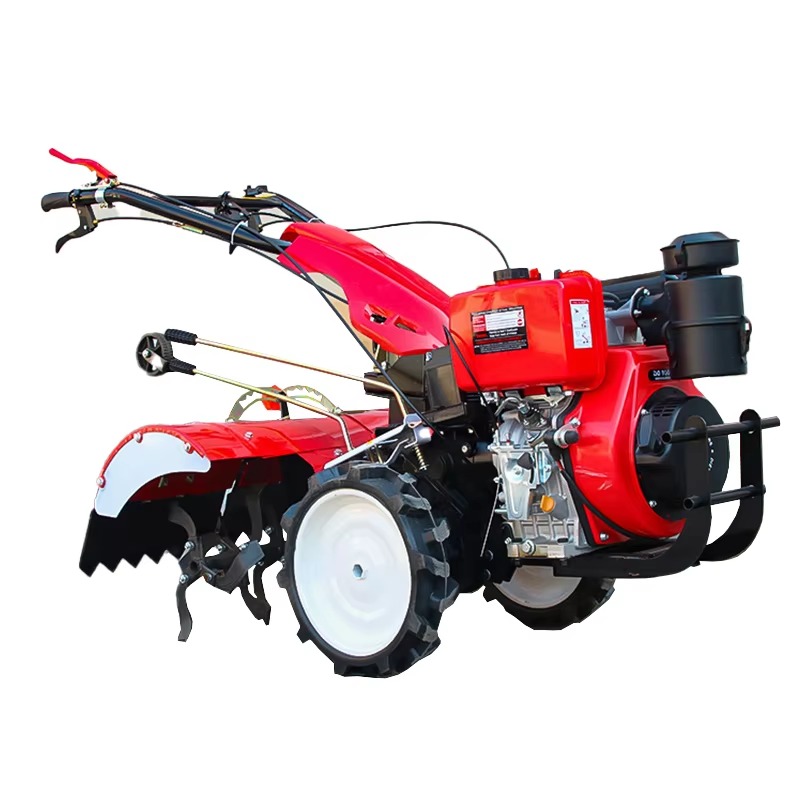 Agriculture Gardening Farming - Rotary Tiller Walking Farm Tractor Cultivator