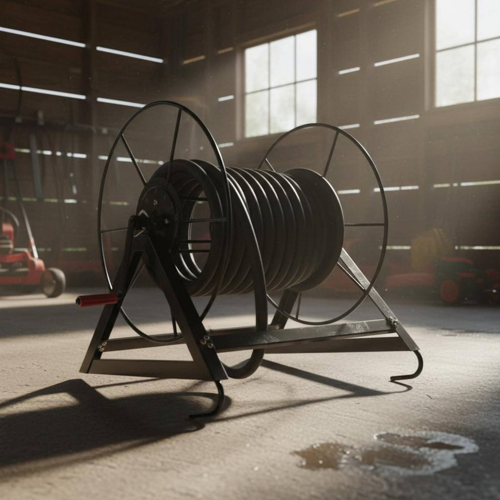 Farming Agriculture - Agricultural Hose Reel Thickened Frame Sprayer