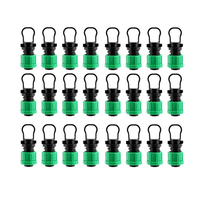 Irrigation Drip Tape - 24Pcs Drip Irrigation Tubing End Cap