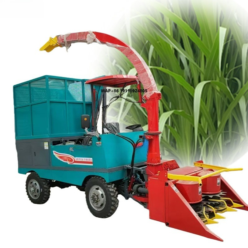Farming Agriculture - Agricultural Silage Harvester Powered Crawler Forage