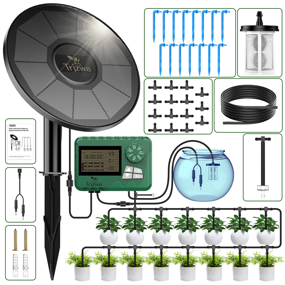 Solar Drip Irrigation System w - Irrigation Drip Tape recension och pris