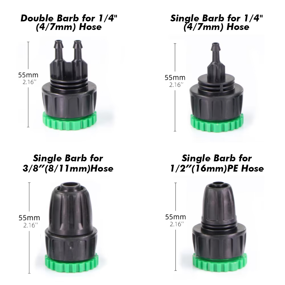 2PCS Garden Hose Tap Connecter - Irrigation Drip Tape recension och pris