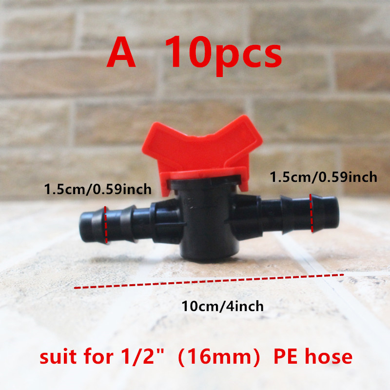 10pcs 16/20mm Hose Barbed Mini - Irrigation Drip Tape recension och pris