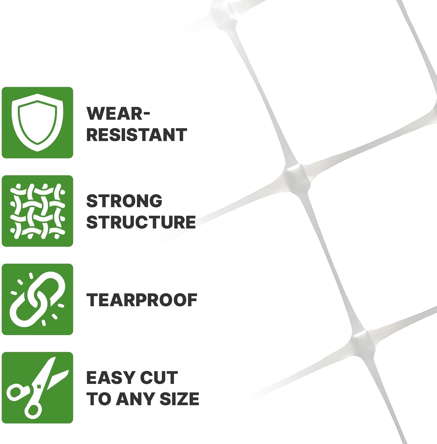 Plastic Trellis Netting 4x100f - Agriculture Vertical Farming recension och pris