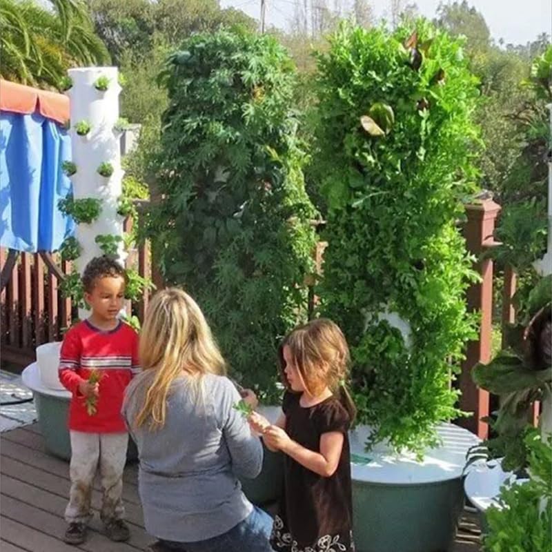 Vertical Hydroponic Grow Tower - Agriculture Vertical Farming recension och pris
