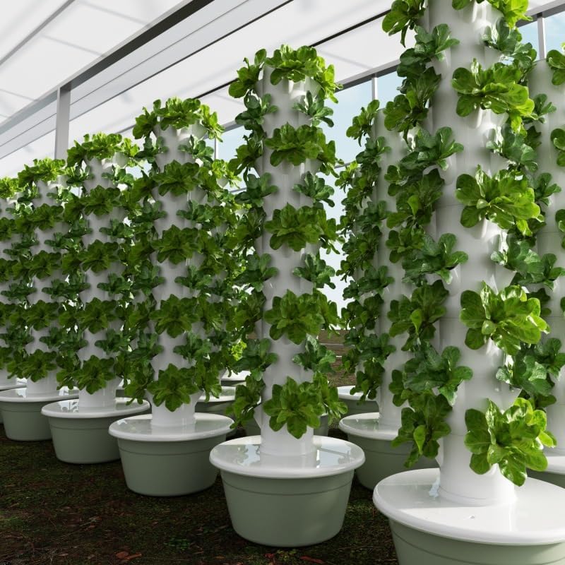 Vertical Hydroponic Grow Tower - Agriculture Vertical Farming recension och pris